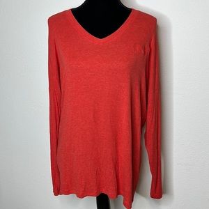 CAbi Scarlet V-Neck Long Sleeve Tee